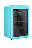 Frigidaire, 3.3 Cu. Ft. Retro Refrigerator, Glass Door, Blue