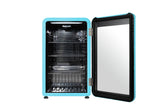 Frigidaire, 3.3 Cu. Ft. Retro Refrigerator, Glass Door, Blue