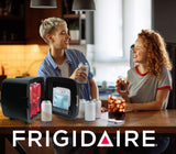 Frigidaire, 12 Can/9 Liter Mini Personal Fridge Cooler, Black