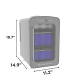 Frigidaire 39 Can/9 Bottle Mini Personal Fridge Cooler, Grey