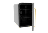 Frigidaire, 35 Can/12 Bottle Mini Personal Fridge Cooler, Grey Gold