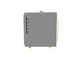Frigidaire, 35 Can/12 Bottle Mini Personal Fridge Cooler, Grey Gold