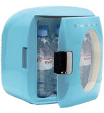 Frigidaire, 12 Can/9 Liter Mini Personal Fridge Cooler, Blue