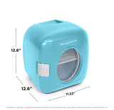 Frigidaire 12 Can/9 Liter Mini Personal Fridge Cooler, Blue