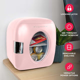 Frigidaire 12 Can/9 Liter Mini Personal Fridge Cooler, Pink