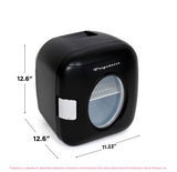Frigidaire 12 Can/9 Liter Mini Personal Fridge Cooler, Black