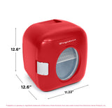 Frigidaire 12 Can/9 Liter Mini Personal Fridge Cooler, Red