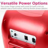 Frigidaire 12 Can/9 Liter Mini Personal Fridge Cooler, Red