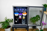 Frigidaire, 88 Can/25 Bottle, 2.6 Cu. Ft. Wine/Beverage Center, Glass Door, Grey