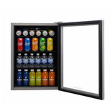Frigidaire 88 Can/25 Bottle, 2.6 Cu. Ft. Wine/Beverage Center, Glass Door, Grey