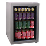 Frigidaire, 88 Can/25 Bottle, 2.6 Cu. Ft. Wine/Beverage Center, Glass Door, Grey