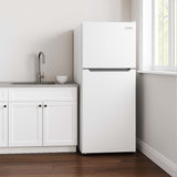 Frigidaire 10 Cu. Ft. Platinum Fridge Freezer Combo, Apartment Size Top Mount Fridge with Freezer, Frost Free