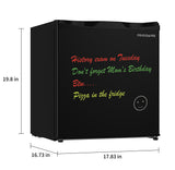 Frigidaire, 1.6 Cu. Ft. Eraser Board Compact Refrigerator, Black