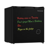 Frigidaire, 1.6 Cu. Ft. Eraser Board Compact Refrigerator, Black
