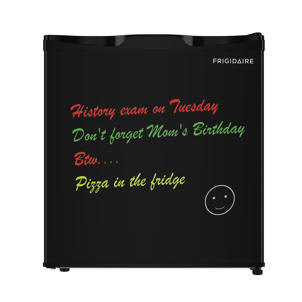 Frigidaire, 1.6 Cu. Ft. Eraser Board Compact Refrigerator, Black
