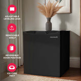 Frigidaire, 1.6 Cu. Ft. Compact Refrigerator, Black
