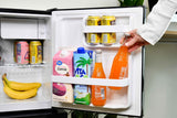 Frigidaire, 1.6 Cu. Ft. Retro Compact Refrigerator, Built-In Side Bottle Opener, Black