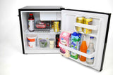 Frigidaire, 1.6 Cu. Ft. Retro Compact Refrigerator, Built-In Side Bottle Opener, Black