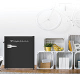 Frigidaire, 1.6 Cu. Ft. Retro Compact Refrigerator, Built-In Side Bottle Opener, Black
