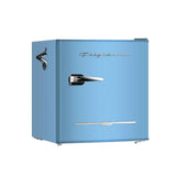 Frigidaire, 1.6 Cu. Ft. Retro Compact Refrigerator, Built-In Side Bottle Opener, Blue