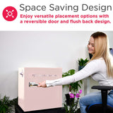Frigidaire, 1.6 Cu. Ft. Retro Compact Refrigerator, Built-In Side Bottle Opener, Coral