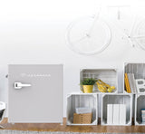 Frigidaire, 1.6 Cu. Ft. Retro Compact Refrigerator, Built-In Side Bottle Opener, Moonbeam