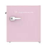 Frigidaire, 1.6 Cu. Ft. Retro Compact Refrigerator, Built-In Side Bottle Opener, Pink
