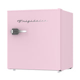 Frigidaire, 1.6 Cu. Ft. Retro Compact Refrigerator, Built-In Side Bottle Opener, Pink