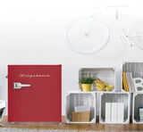 Frigidaire, 1.6 Cu. Ft. Retro Compact Refrigerator, Built-In Side Bottle Opener, Red
