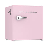 Frigidaire, 1.6 Cu. Ft. Retro Compact Refrigerator, Pink, Built-In Bottle Opener