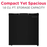 Frigidaire, 1.6 Cu. Ft. Compact Refrigerator, Black