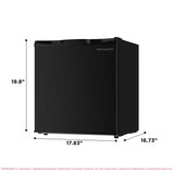 Frigidaire, 1.6 Cu. Ft. Compact Refrigerator, Black