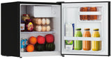 Frigidaire, 1.6 Cu. Ft. Retro Compact Refrigerator, Black Rose Gold