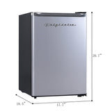 Frigidaire, 2.5 Cu. Ft. Compact Refrigerator, Platinum