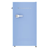 Frigidaire, 3.2 Cu. Ft. Retro Compact Refrigerator, Built-In Side Bottle Opener, Blue