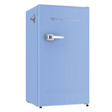 Frigidaire, 3.2 Cu. Ft. Retro Compact Refrigerator, Built-In Side Bottle Opener, Blue