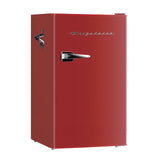 Frigidaire, 3.2 Cu. Ft. Retro Compact Refrigerator, Built-In Side Bottle Opener, Red