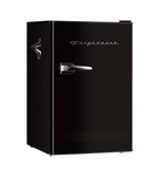 Frigidaire, 3.2 Cu. Ft. Retro Compact Refrigerator, Built-In Side Bottle Opener, Black