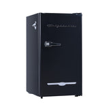 Frigidaire, 3.2 Cu. Ft. Retro Compact Refrigerator, Built-In Side Bottle Opener, Black