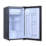 Frigidaire, 3.2 Cu. Ft. Retro Compact Refrigerator, Built-In Side Bottle Opener, Black