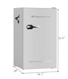 Frigidaire, 3.2 Cu. Ft. Retro Compact Refrigerator, Built-In Side Bottle Opener, Moonbeam