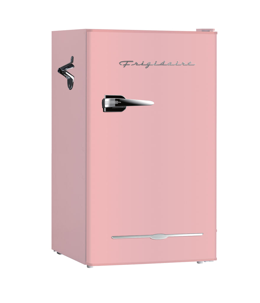 Frigidaire, 3.2 Cu. Ft. Retro Compact Refrigerator, Built-In Side Bottle Opener, Pink2