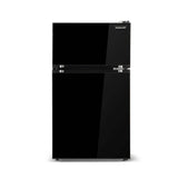Frigidaire, 3.1 Cu. Ft. Refrigerator, Glass Two Door, Black