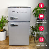 Frigidaire, 3.1 Cu. Ft. 2 Door Compact Refrigerator, Platinum