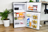 Frigidaire, 3.1 Cu. Ft. 2 Door Compact Refrigerator, Platinum