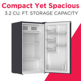 Frigidaire, 3.2 Cu. Ft. Compact Refrigerator, Slate