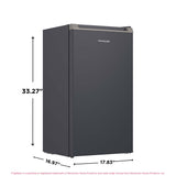 Frigidaire, 3.2 Cu. Ft. Compact Refrigerator, Slate