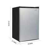 Frigidaire, 4.6 Cu. Ft. Compact Refrigerator, Stainless Steel