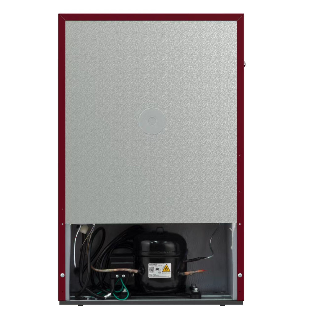 Frigidaire, 4.5 Cu. Ft. Retro Compact Refrigerator, Built-In Side Bottle Opener, Merlot