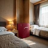 Frigidaire, 4.5 Cu. Ft. Retro Compact Refrigerator, Built-In Side Bottle Opener, Merlot